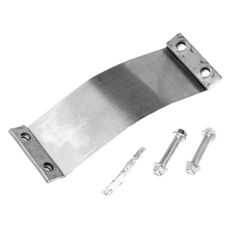 Walker 35934 Heavy Duty Stainless Steel Natural Flat Band Clamp for W22-35934